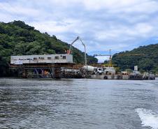 Obras da Ponte de Guaratuba