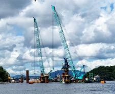 Obras da Ponte de Guaratuba