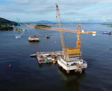 Obras da Ponte de Guaratuba