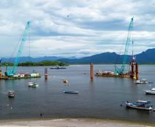 Obras da Ponte de Guaratuba