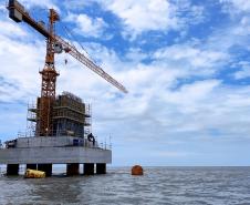 Obras da Ponte de Guaratuba