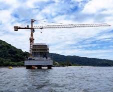 Obras da Ponte de Guaratuba