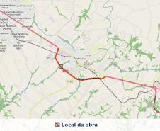 Mapa da recuperação na PR-897