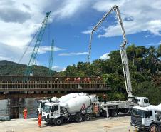 Obras da Ponte de Guaratuba