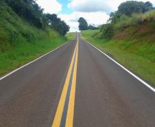 Trecho da PR-364 entre Palmital e Laranjal