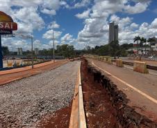 Obra do Trevo do Catuaí em Maringá