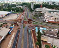 Obra do Trevo do Catuaí em Maringá