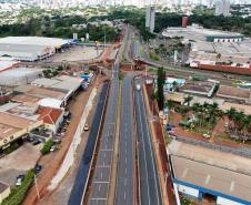 Obra do Trevo do Catuaí em Maringá