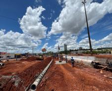 Obra do Trevo do Catuaí em Maringá