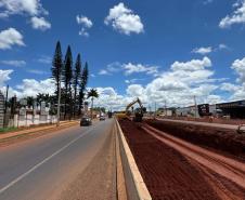 Obra do Trevo do Catuaí em Maringá