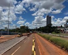 Obra do Trevo do Catuaí em Maringá