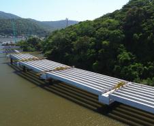 obras da ponte de guaratuba