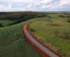 Nova estrada entre Ramilândia e Santa Helena em construção