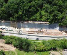 Obras ponte de Guaratuba
