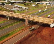 obras na Perimetral Leste de Foz