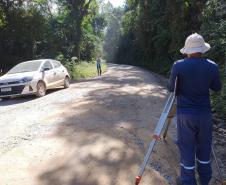 Medição na rodovia em Doutor Ulysses