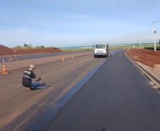 Obras na duplicação de rodovia em Toledo