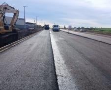 Obras na duplicação de rodovia em Toledo