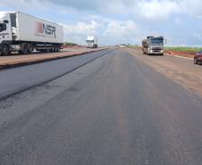 Obras na duplicação de rodovia em Toledo