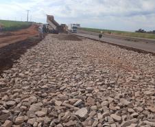 Obras na duplicação de rodovia em Toledo