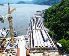 Obras ponte de Guaratuba