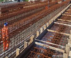 Obras de duplicação em concreto da Rodovia dos Minérios