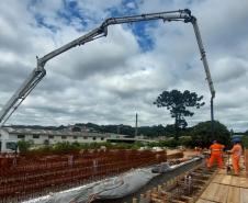 Obras de duplicação em concreto da Rodovia dos Minérios