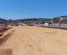 Obras de duplicação em concreto da Rodovia dos Minérios