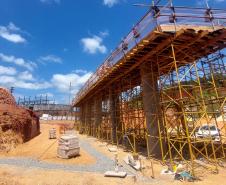 Obras de duplicação em concreto da Rodovia dos Minérios