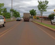 rua onde a passarela será instalada
