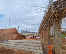 Obras da duplicação da Rodovia dos Minérios em Almirante Tamandare