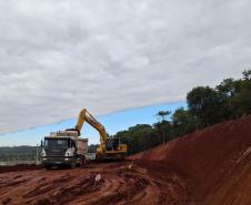 Obras da duplicação da Rodovia dos Minérios em Almirante Tamandare