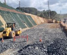 Obras da duplicação da Rodovia dos Minérios em Almirante Tamandare
