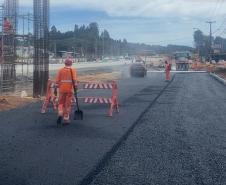Obras da duplicação da Rodovia dos Minérios em Almirante Tamandare