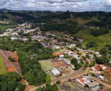 vista aérea da pavimentação da PR-239