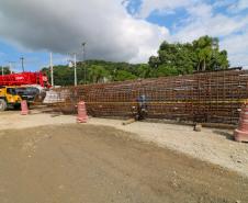 obras da ponte de guaratuba