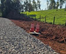 obra na Rodovia de Alto Piquiri 