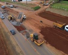 Obras de duplicação em concreto da PRC-466