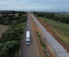 Obras de duplicação em concreto da PRC-466