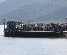 pessoas no ferry boat