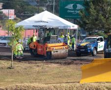O governador Carlos Massa Ratinho Junior e o ministro dos Transportes, Renan Filho, participam nesta quarta-feira (18) do anúncio do início da duplicação do Contorno Norte de Curitiba.