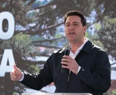 O governador Carlos Massa Ratinho Junior e o ministro dos Transportes, Renan Filho, participam nesta quarta-feira (18) do anúncio do início da duplicação do Contorno Norte de Curitiba.