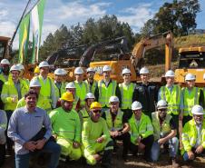 O governador Carlos Massa Ratinho Junior e o ministro dos Transportes, Renan Filho, participam nesta quarta-feira (18) do anúncio do início da duplicação do Contorno Norte de Curitiba.