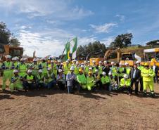 O governador Carlos Massa Ratinho Junior e o ministro dos Transportes, Renan Filho, participam nesta quarta-feira (18) do anúncio do início da duplicação do Contorno Norte de Curitiba.