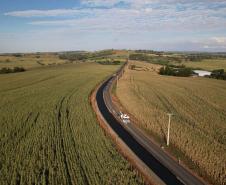 Obras da nova estrada entre Ramilândia e Santa Helena 
