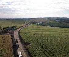 Obras da nova estrada entre Ramilândia e Santa Helena 