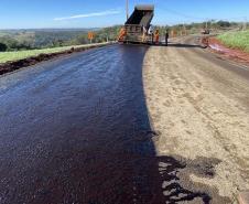 Obras da nova estrada entre Ramilândia e Santa Helena 
