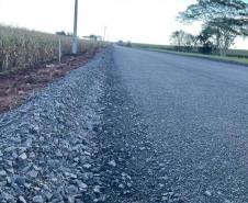 Obras da nova estrada entre Ramilândia e Santa Helena 
