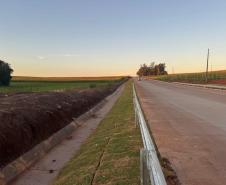 Pavimentação em concreto da PR-180 entre Goioerê e Quarto Centenário
