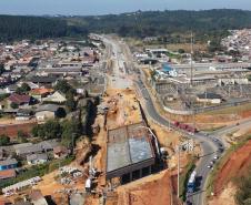 Obra da Rodovia dos Minérios
